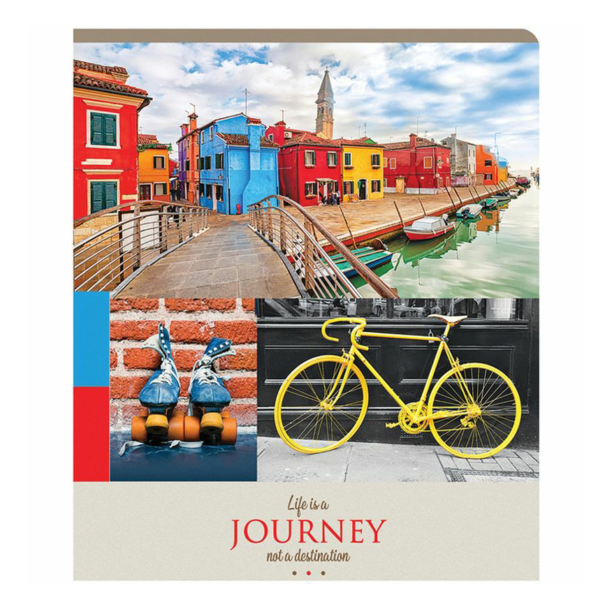 

Тетрадь общая ArtSpace Путешествия Collage of travel 48 л А5 на скрепке в линию