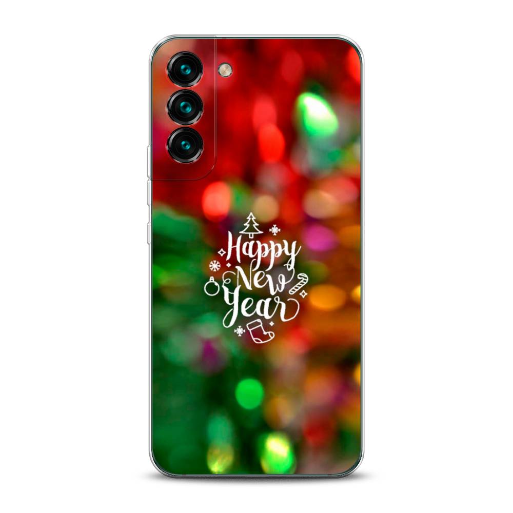 

Чехол на Samsung Galaxy S22 "Новый Год на елке", Зеленый;красный;желтый, 2103850-5
