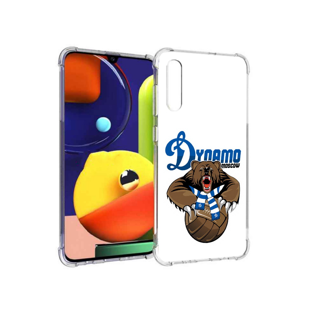 Чехол MyPads Tocco для Samsung Galaxy A70 ФК Динамо медведь (PT128584.546.175)