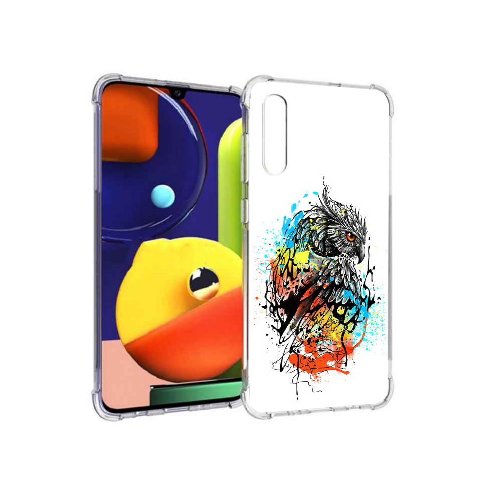 

Чехол MyPads Tocco для Samsung Galaxy A70 Творческая сова (PT128584.546.170), Прозрачный, Tocco