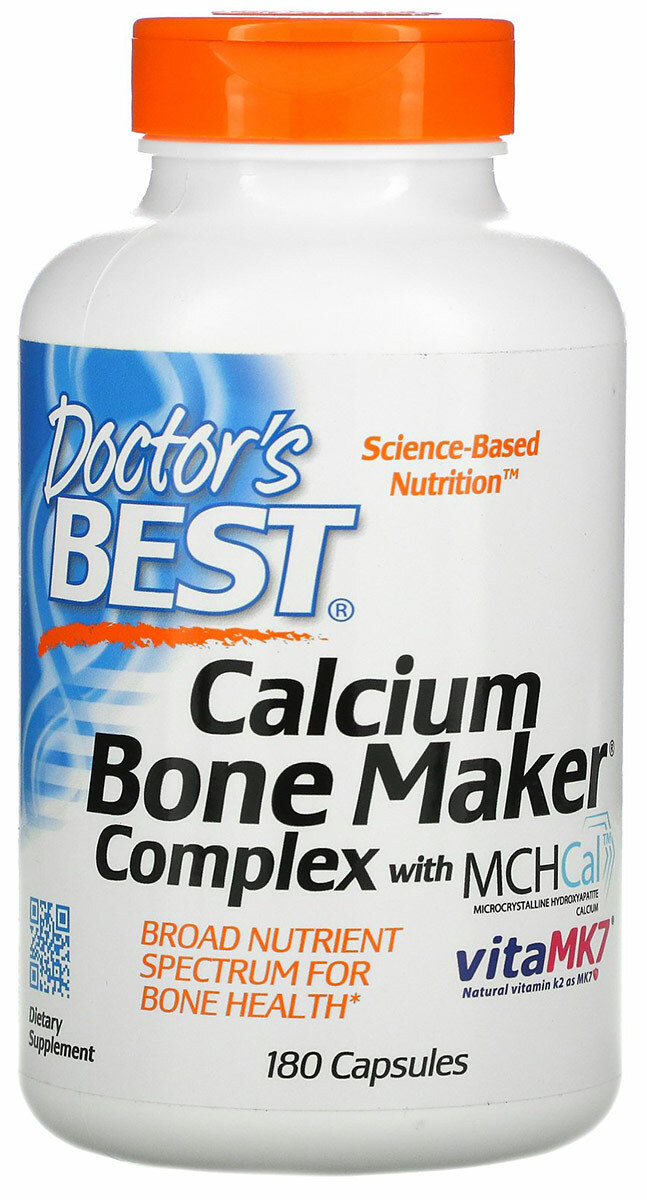 Купить Doctor's Best Calcium Bone Maker Complex капсулы 180 шт.
