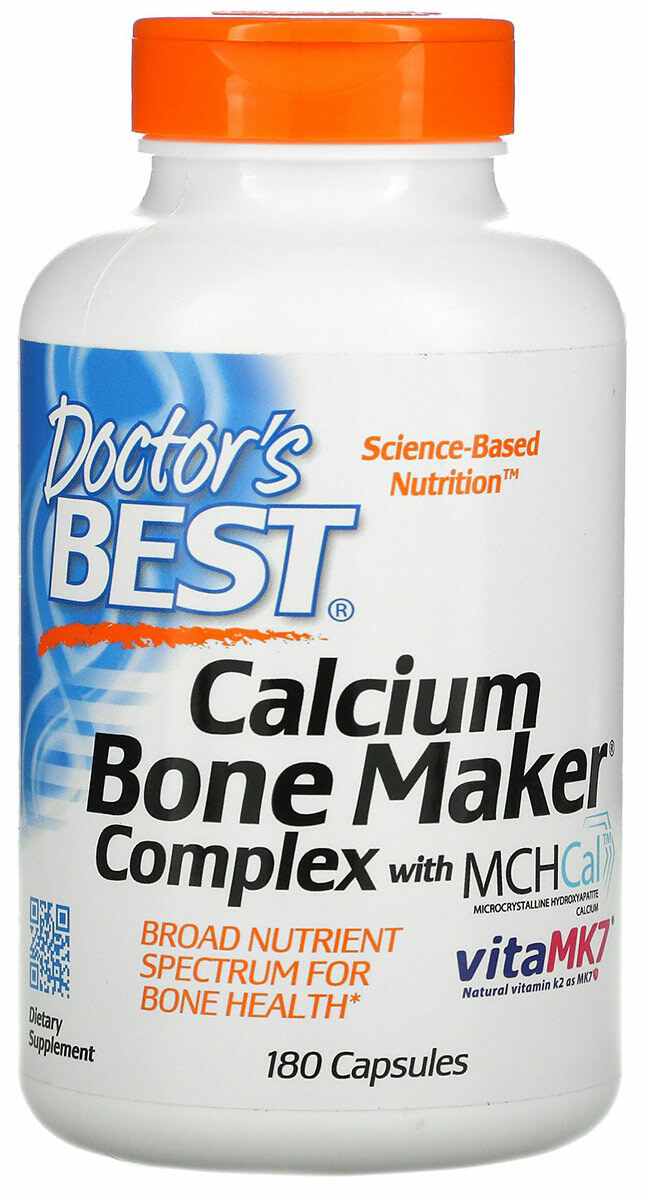 фото Doctor's best calcium bone maker complex капсулы 180 шт.