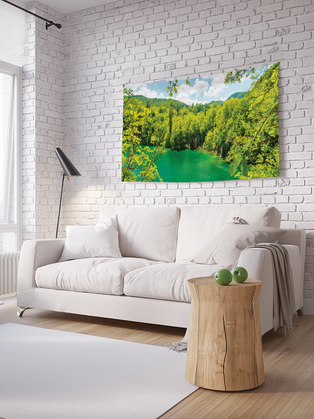 

Горизонтальное фотопанно JoyArty Спрятавшееся озеро, из ткани, 150х200 см