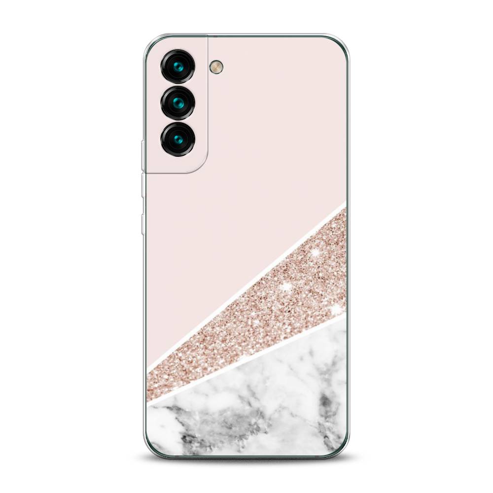 

Чехол на Samsung Galaxy S22 "Блестящий розовый мрамор", 2103850-3