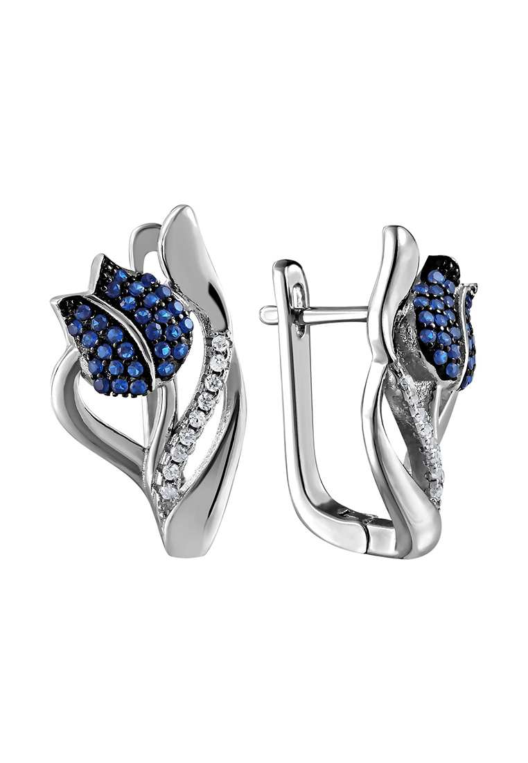 

Серьги из серебра с фианитом Kari Jewelry СЛ-3944С, СЛ-3944С