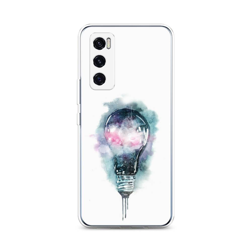 

Чехол на Vivo V20 SE "Волшебная лампа", Белый;серый, 263550-4