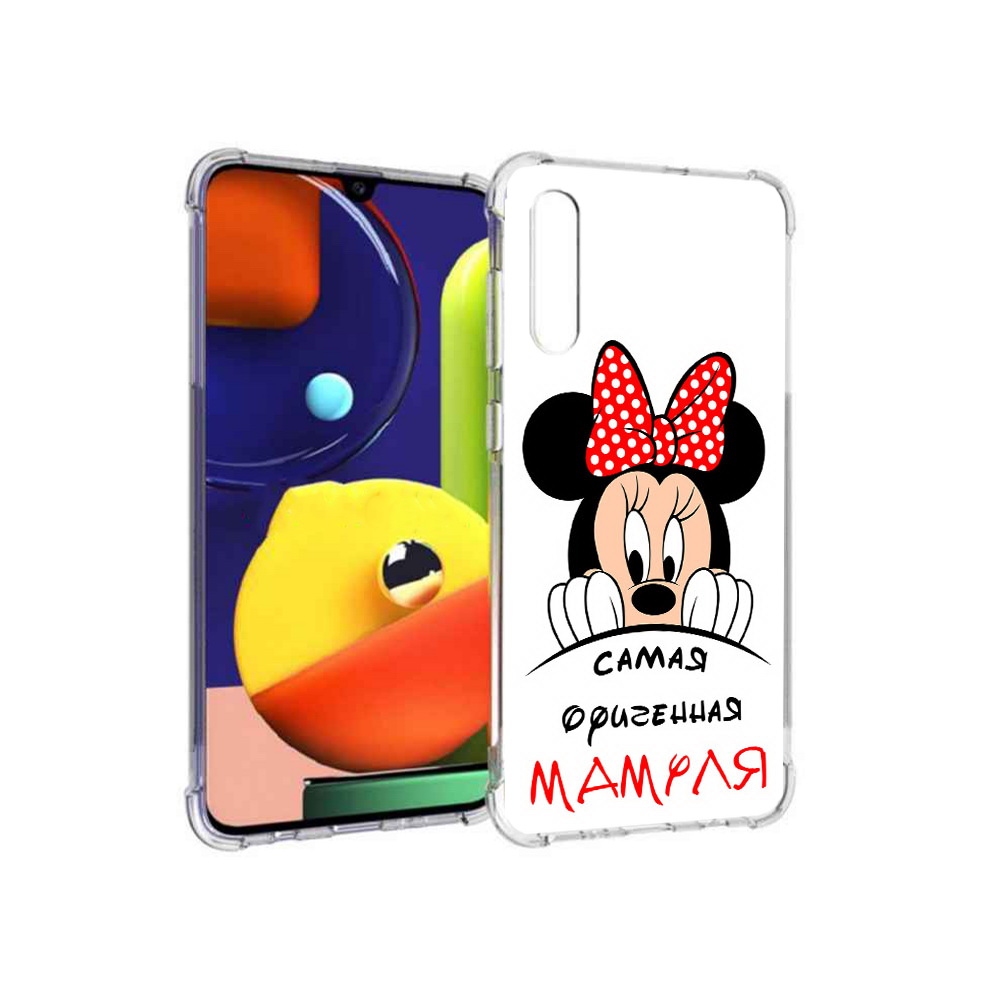 

Чехол MyPads Tocco для Samsung Galaxy A70 Самая лучшая мамуля Мини Маус (PT128584.546.152), Прозрачный, Tocco