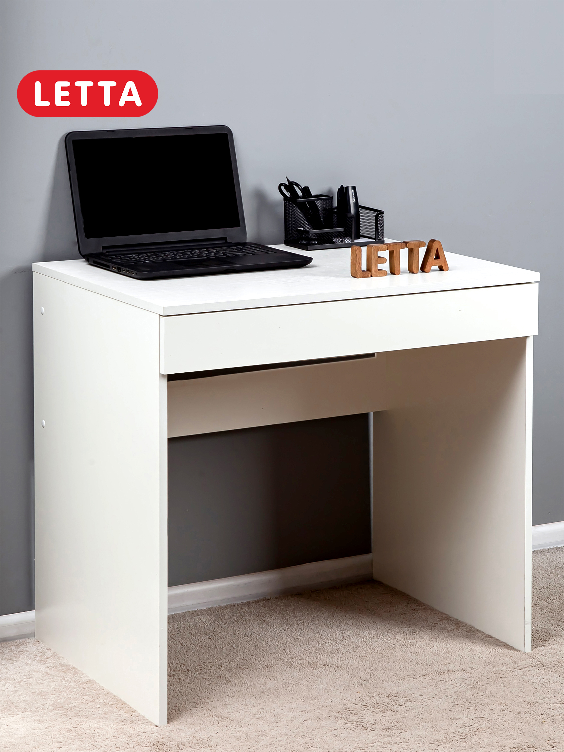 

Стол письменный LETTA Рейн, Белый