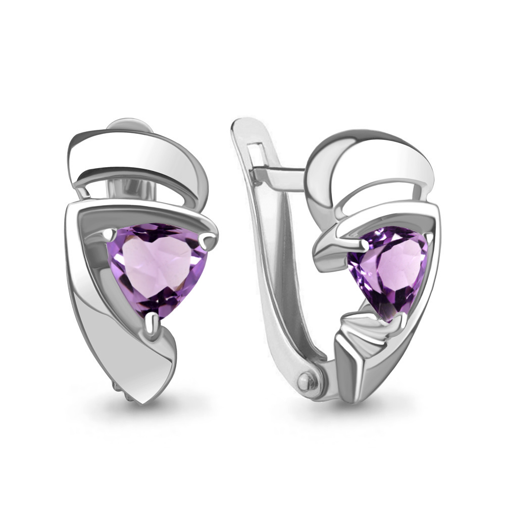 

Серьги из серебра с аметистом Aquamarine Aquamarine 4755404_925_р, 4755404_925_р