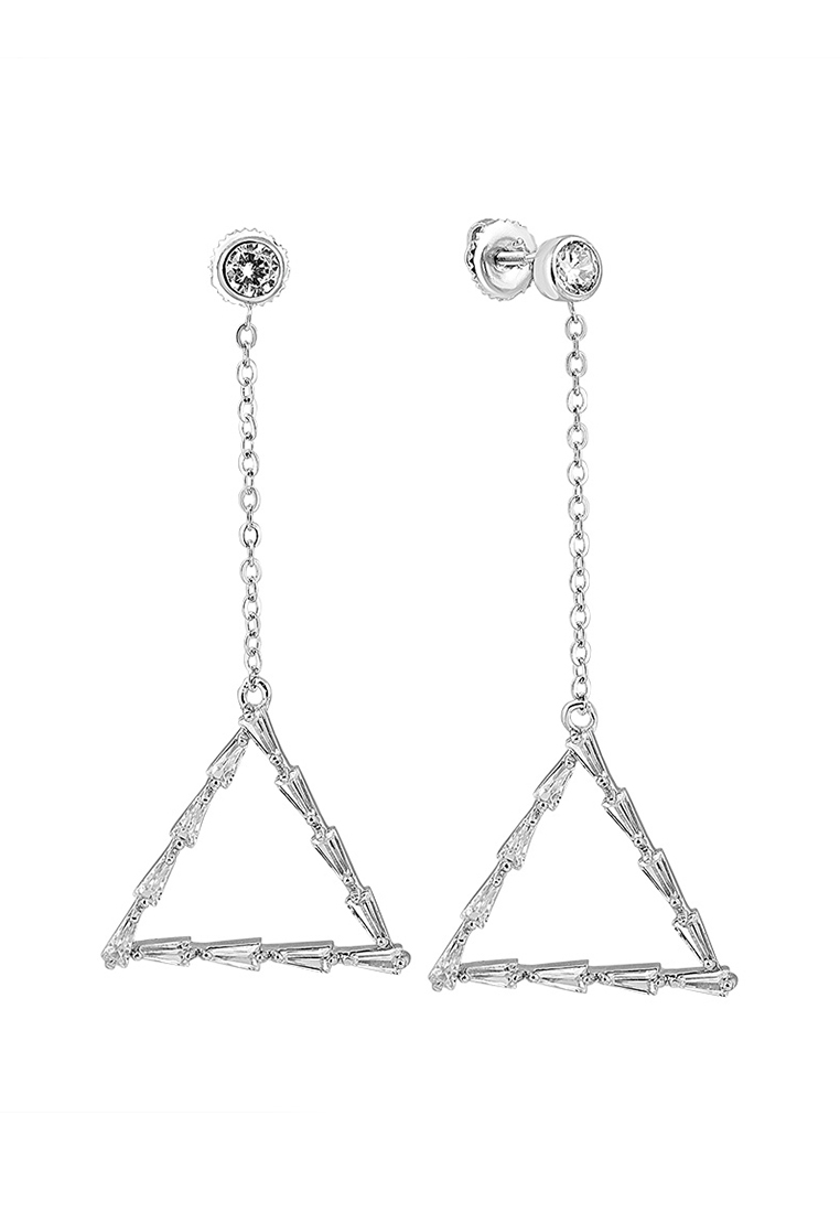 

Серьги подвески из серебра с фианитом Kari Jewelry И2-054-23-01, И2-054-23-01
