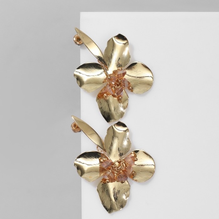 

Серьги подвески из бижутерного сплава Queen Fair 5114713, стразы
