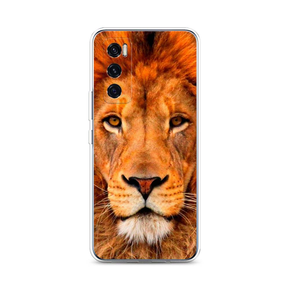 

Чехол на Vivo V20 SE "Благородный лев", Оранжевый, 263550-1