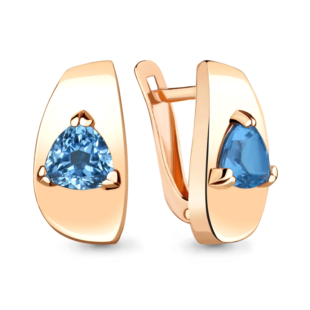 

Серьги из серебра с топазом Aquamarine Aquamarine 4753405_925_з, 4753405_925_з