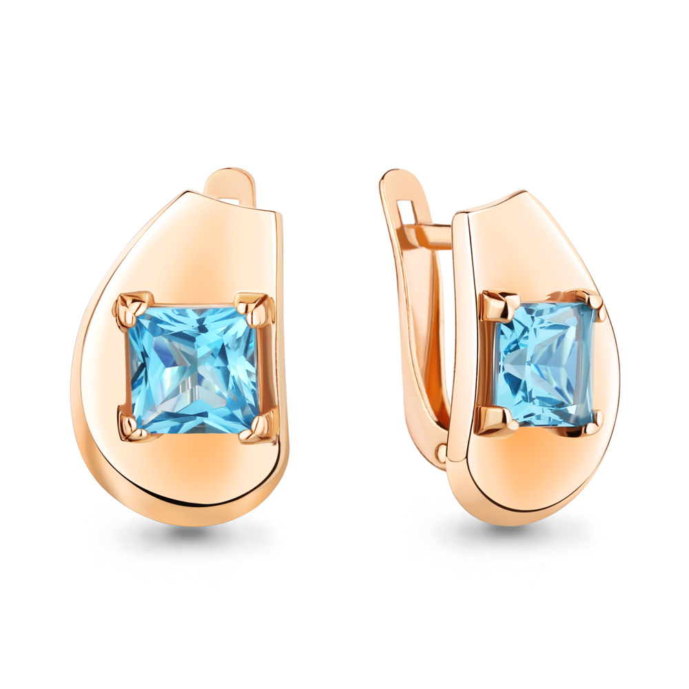 

Серьги из серебра с топазом Aquamarine Aquamarine 4753305_925_з, 4753305_925_з