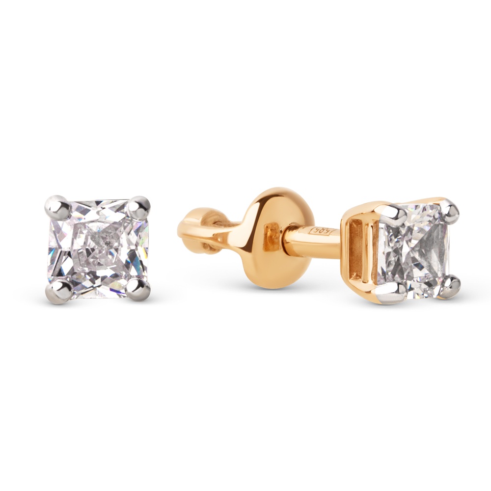 

Серьги из золота 585Gold 302007782, фианит, 302007782