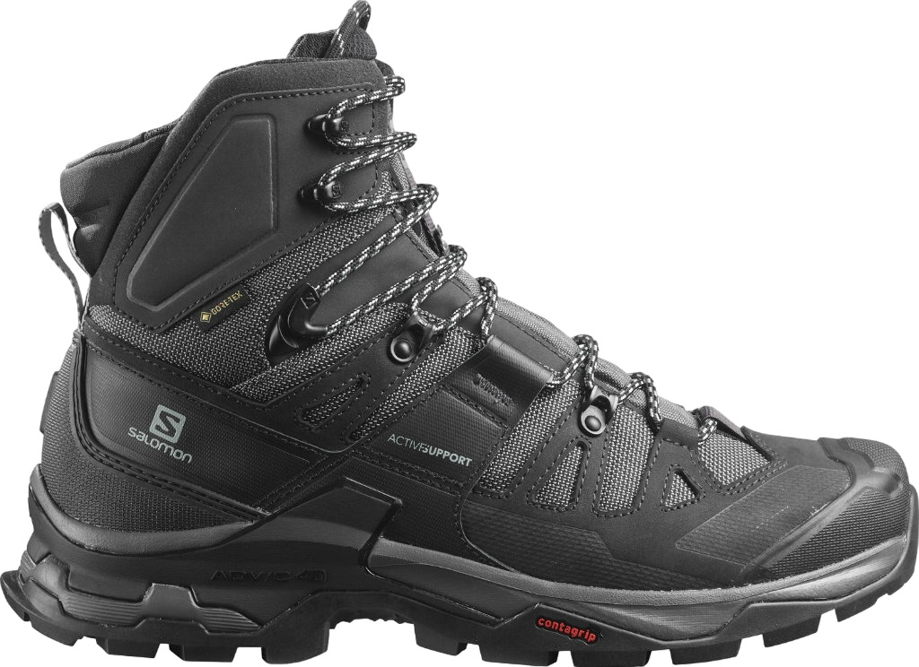 

Ботинки мужские Salomon QUEST 4 GTX черные 11 UK, Черный, QUEST 4 GTX