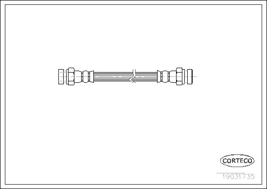 

Тормозной шланг задний (175mm)