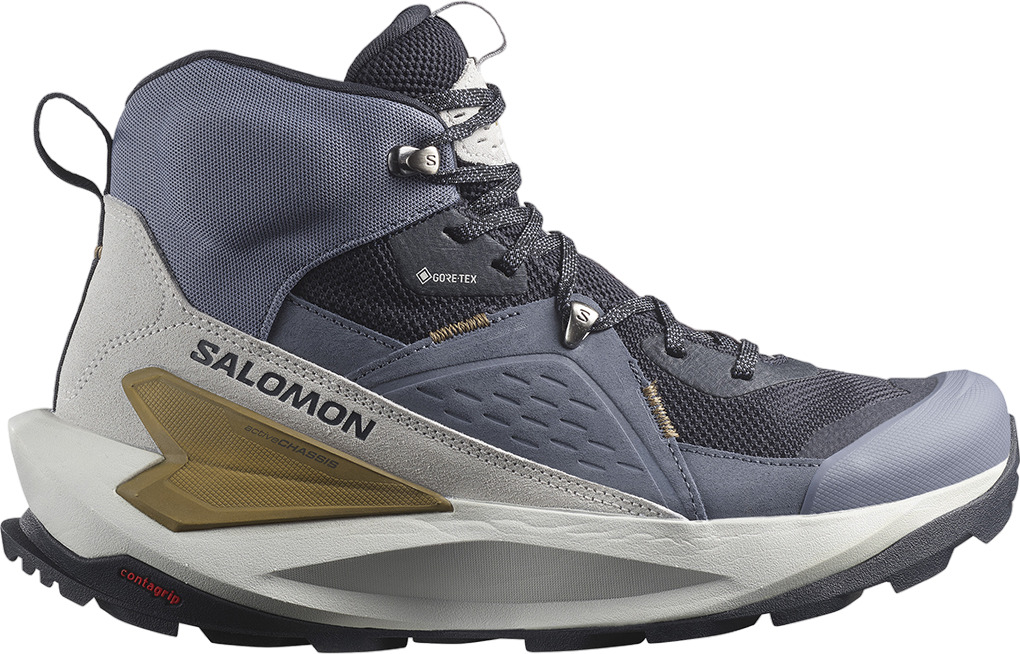 

Кроссовки мужские Salomon ELIXIR MID GTX синие 10.5 UK, Синий, ELIXIR MID GTX