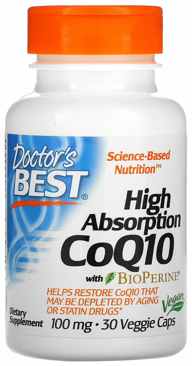 

Doctor's Best High Absorption Co Q10 капсулы 100 мг 30 шт.