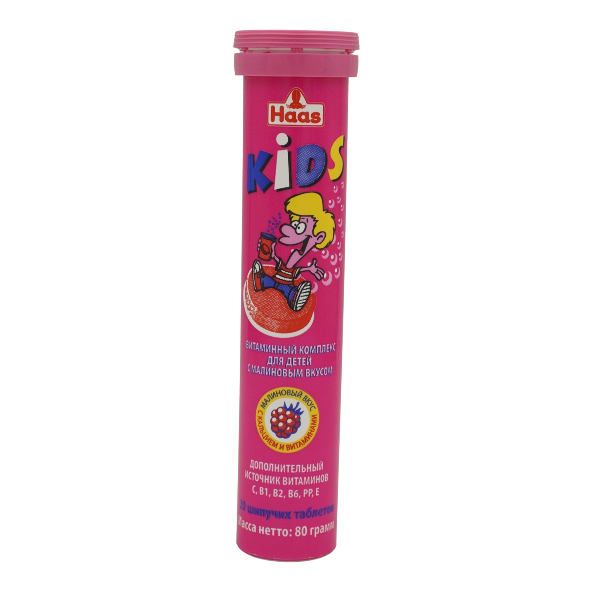 

Витаминный комплекс Haas Kids детский шипучие таблетки 20 шт.