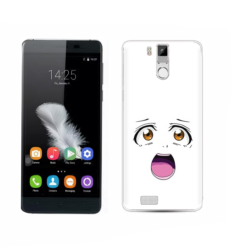 

Чехол MyPads Tocco для Oukitel K6000 Pro аниме лицао, Прозрачный, Tocco