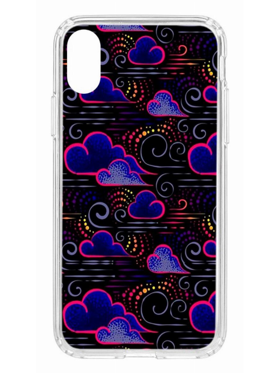 

Чехол для Apple iPhone X/XS КRUЧЕ Print Dreams прозрачный с рисунком