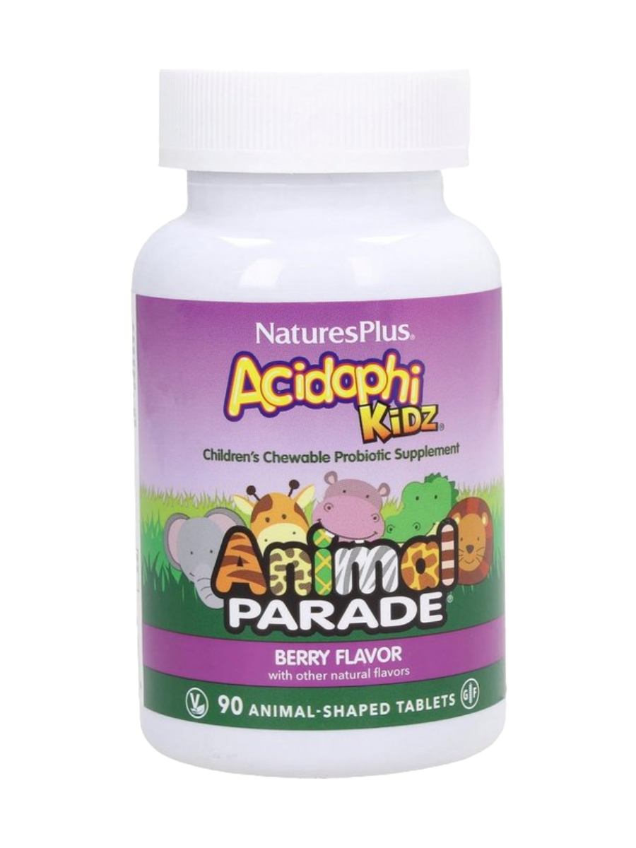 Animal Parade Acidophi Kidz вишня жевательные таблетки 90 шт.