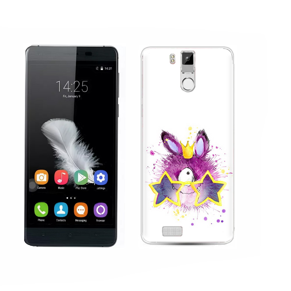 

Чехол MyPads Tocco для Oukitel K6000 Pro Шуршуля, Прозрачный, Tocco