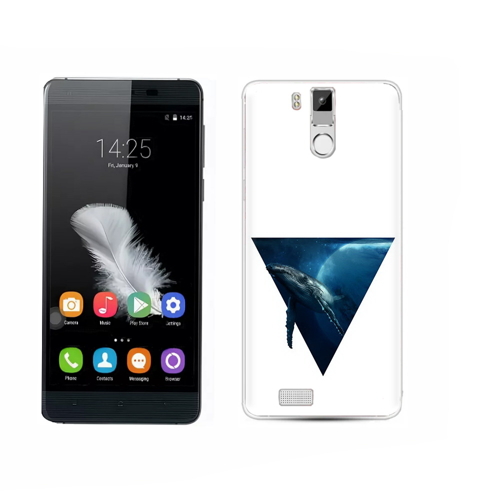 

Чехол MyPads Tocco для Oukitel K6000 Pro 3D кит, Прозрачный, Tocco