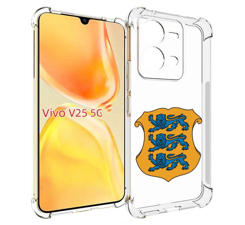 

Чехол MyPads герб-эстонии для Vivo V25 5G / V25e, Прозрачный, Tocco