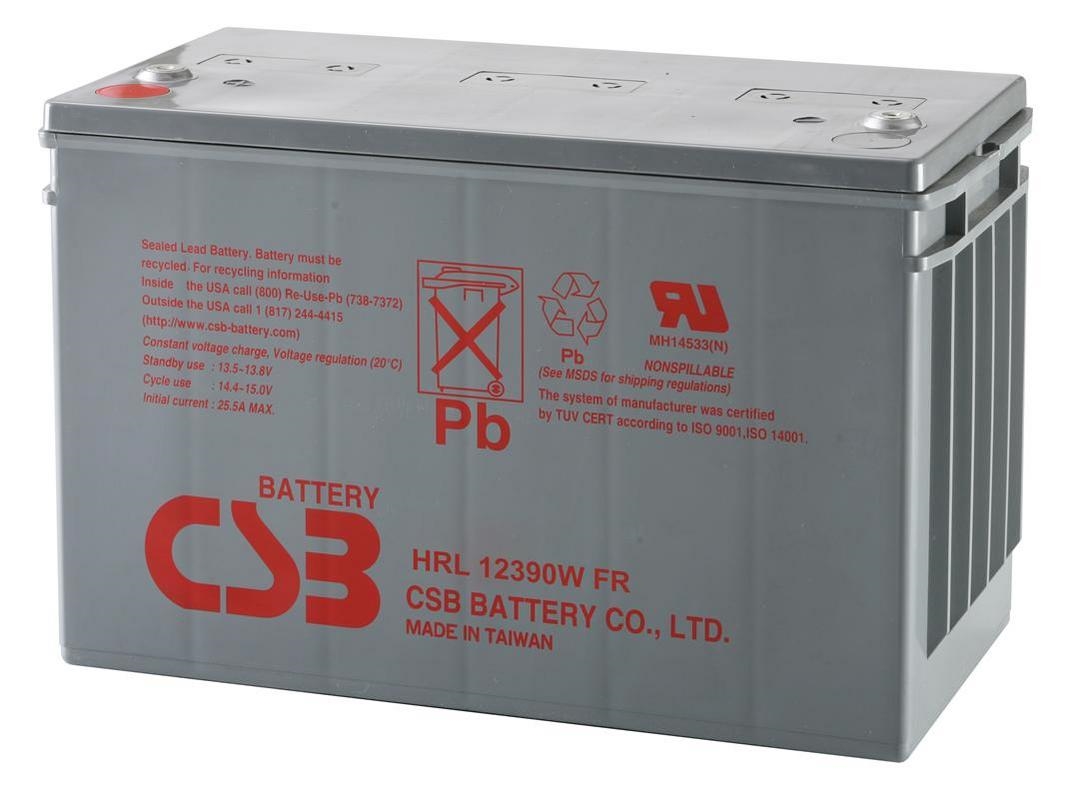 Аккумулятор для ИБП CSB HRL12390W FR 98 А/ч 12 В (HRL12390W FR)