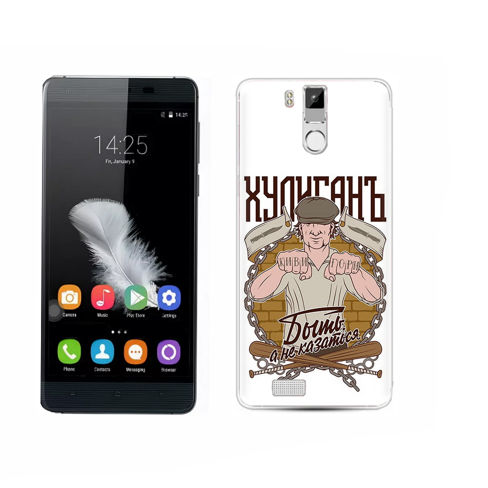 

Чехол MyPads Tocco для Oukitel K6000 Pro Хулиган, Прозрачный, Tocco