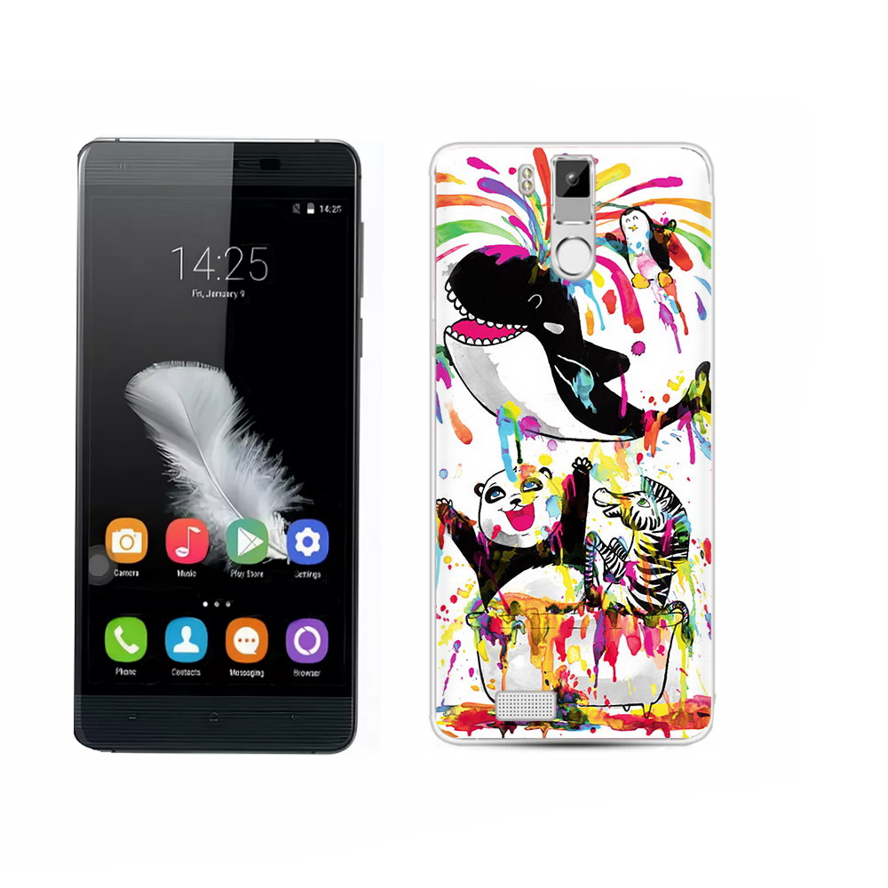 

Чехол MyPads Tocco для Oukitel K6000 Pro Хиппи кит, Прозрачный, Tocco