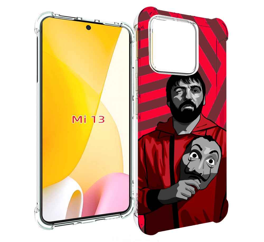 

Чехол MyPads Богата-Бумажный-дом для Xiaomi 13, Прозрачный, Tocco