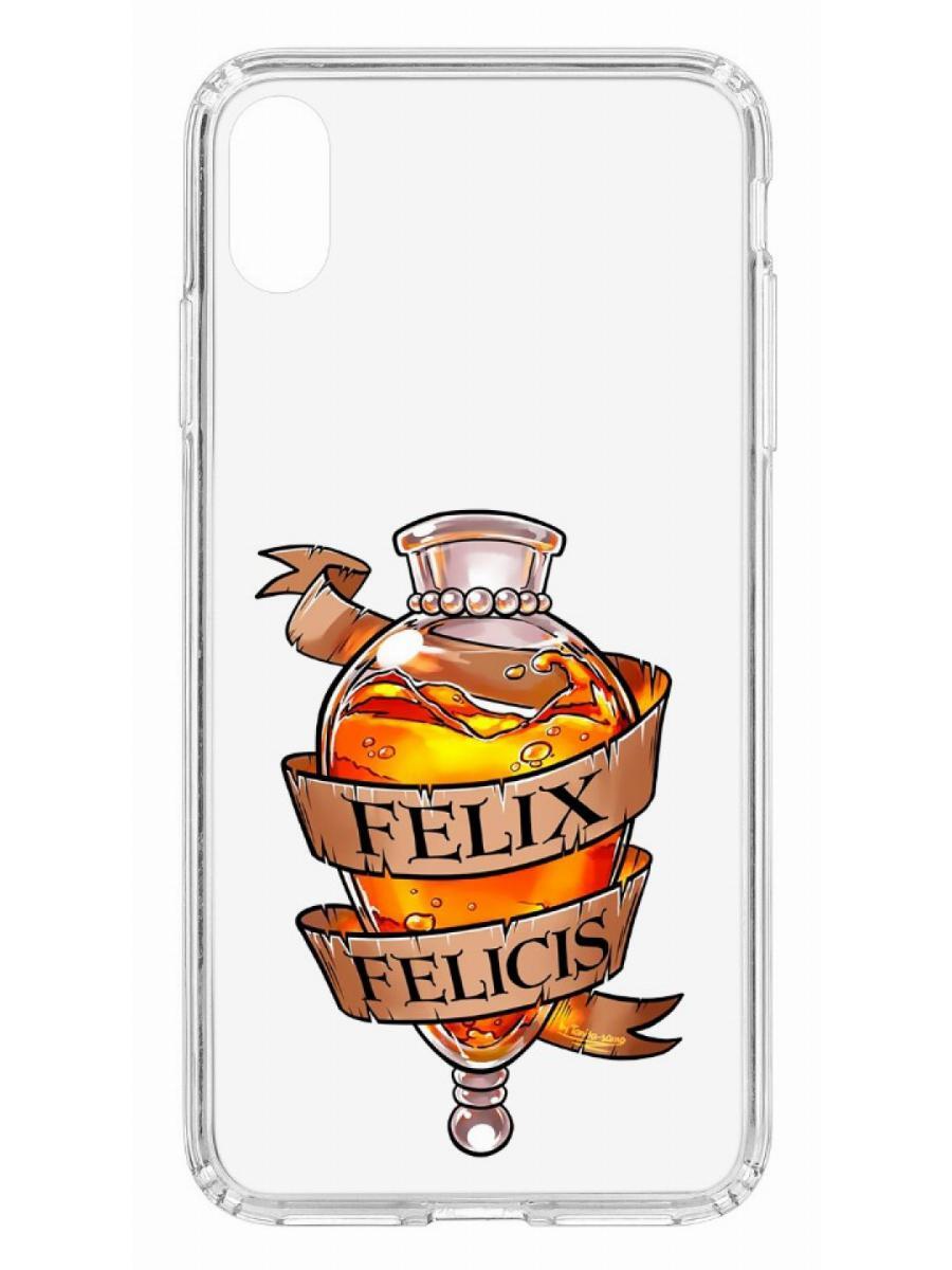 фото Чехол на apple iphone xs max kruche print felix felicis кruче