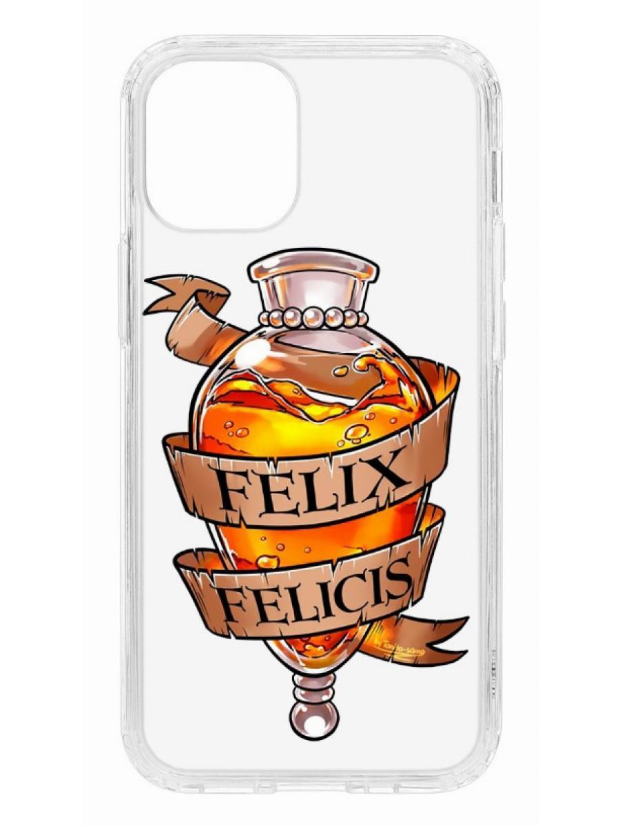 фото Чехол на apple iphone 12 mini kruche print felix felicis кruче