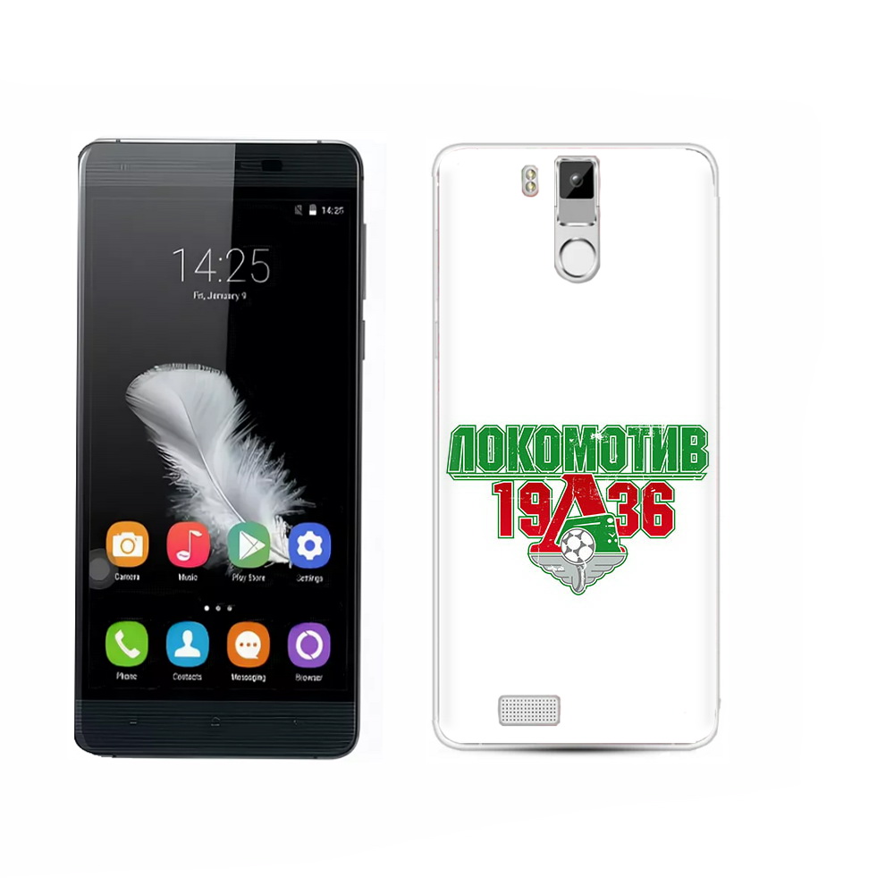 

Чехол MyPads Tocco для Oukitel K6000 Pro ФК локомотив 1936, Прозрачный, Tocco