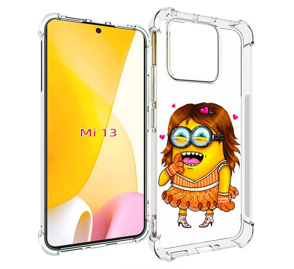 

Чехол MyPads Миньон девочка для Xiaomi 13, Прозрачный, Tocco