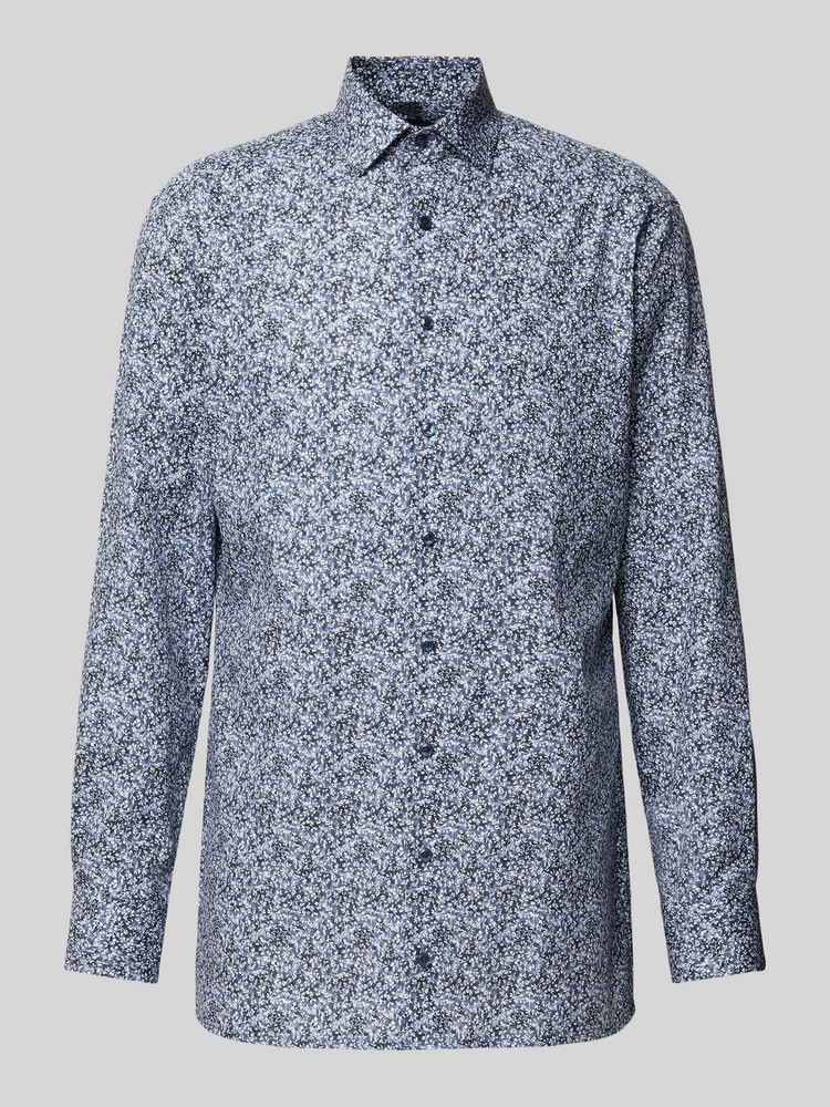 Рубашка мужская Olymp 121864 синяя 42 EU 10876₽