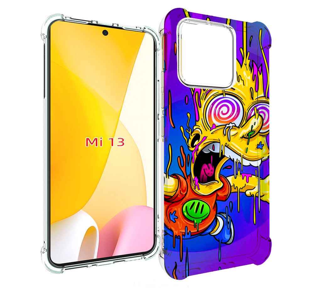 

Чехол MyPads Барт-арт-стрит для Xiaomi 13, Прозрачный, Tocco