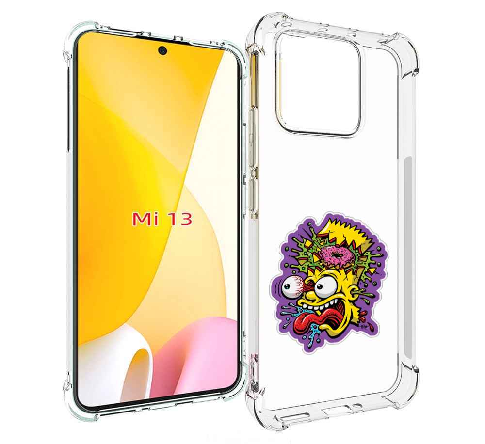 

Чехол MyPads Барт-Симпсон для Xiaomi 13, Прозрачный, Tocco