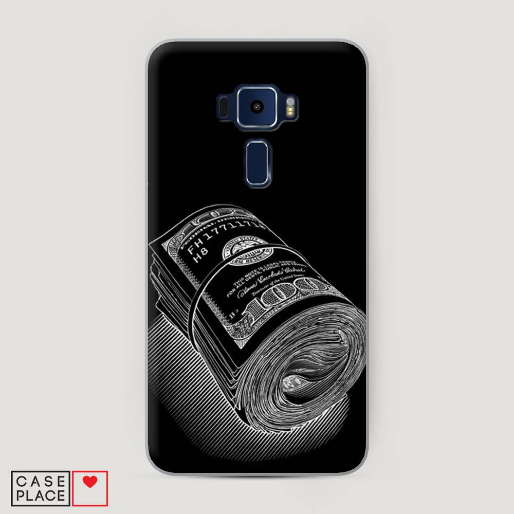 

Чехол Awog на Asus Zenfone 3 ZE552KL "Кубышка денег", Черный;серебристый, 41250-5