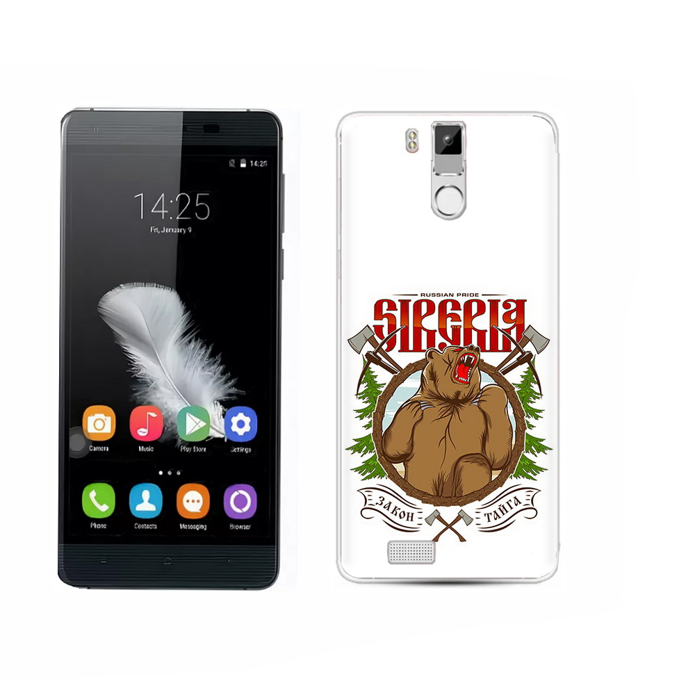 

Чехол MyPads Tocco для Oukitel K6000 Pro Тайга, Прозрачный, Tocco