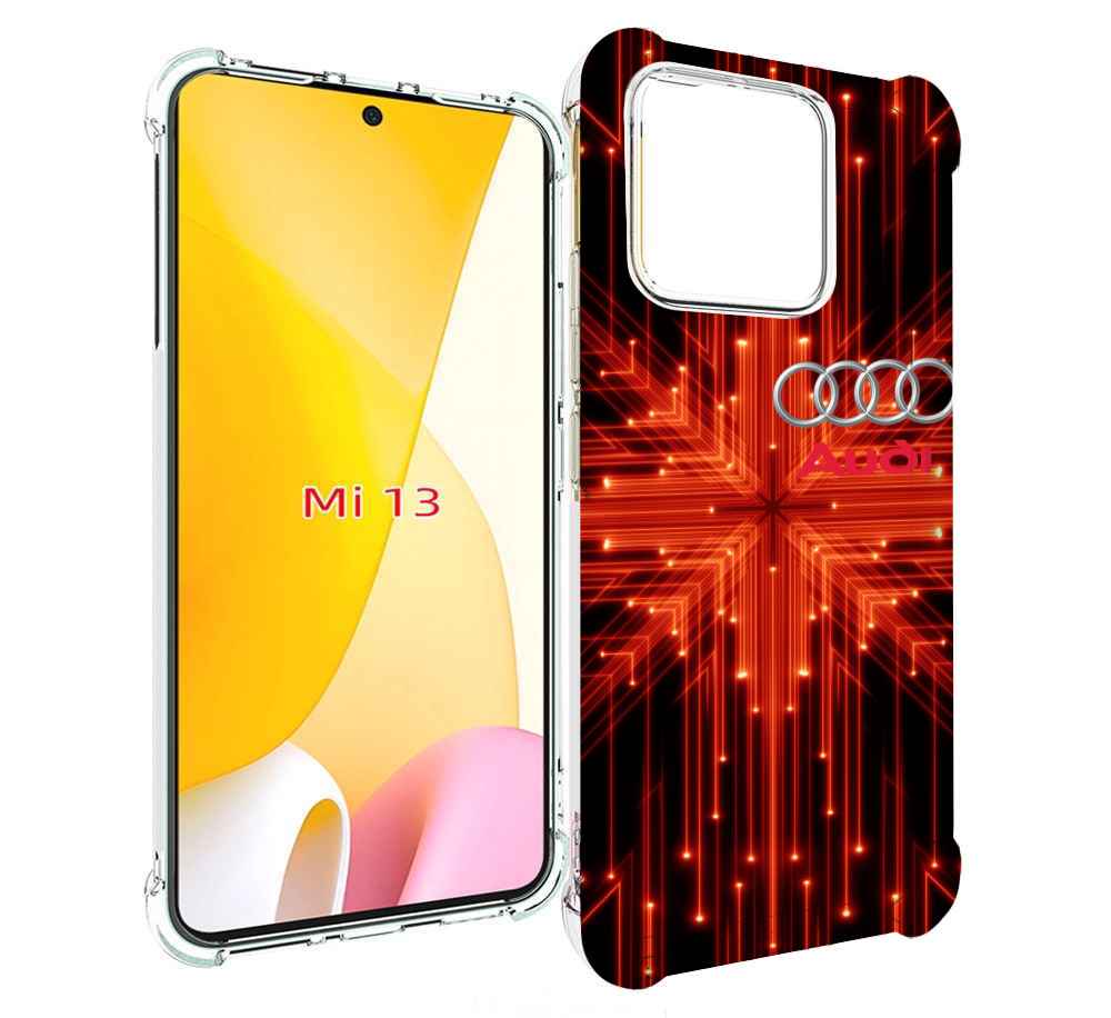 

Чехол MyPads Ауди-на-неоновом-фоне для Xiaomi 13, Прозрачный, Tocco