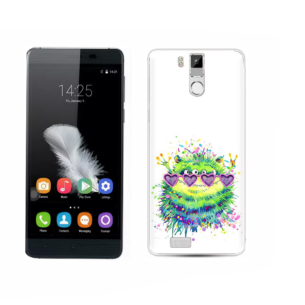 

Чехол MyPads Tocco для Oukitel K6000 Pro Пушистый персонаж, Прозрачный, Tocco