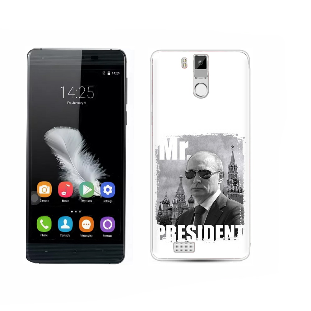 

Чехол MyPads Tocco для Oukitel K6000 Pro Путин, Прозрачный, Tocco