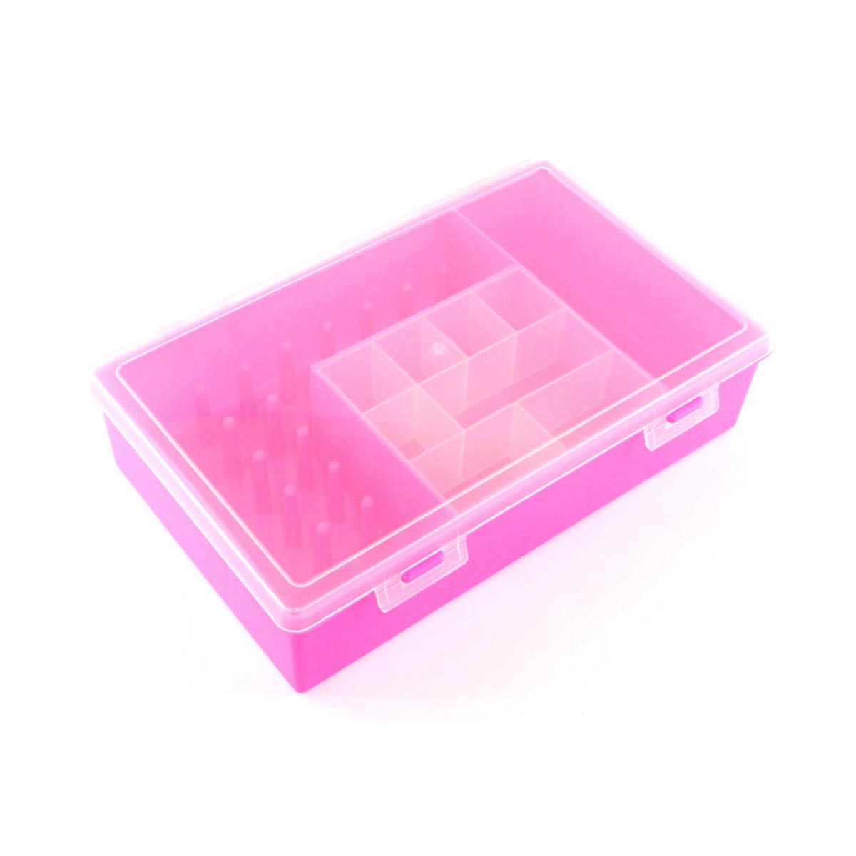фото 2868-2 органайзер для швейных принадлежностей розовый polymerbox