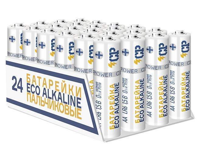 

Элемент питания CRAZYPOWER Eco Alkaline LR6/316 BOX24 (24/576) (арт. 692921)