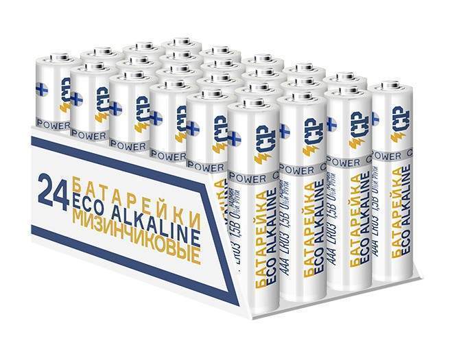 

Элемент питания Crazypower Eco Alkaline Lr03/286 Box24 (24/576) (арт. 692922)