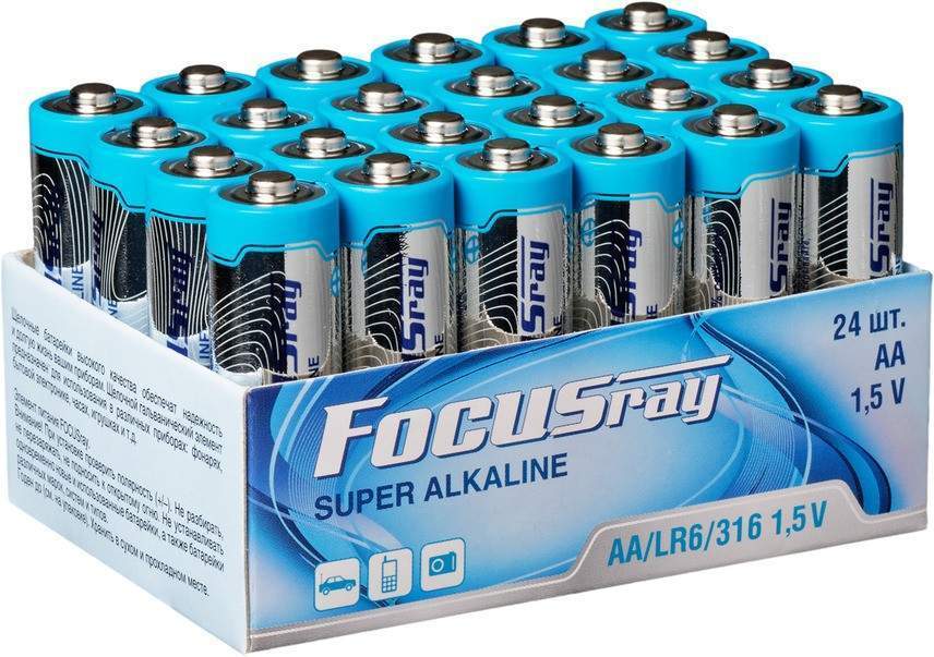 

Элемент питания Focusray SUPER ALKALINE LR6/316 BOX24 (арт. 559305)